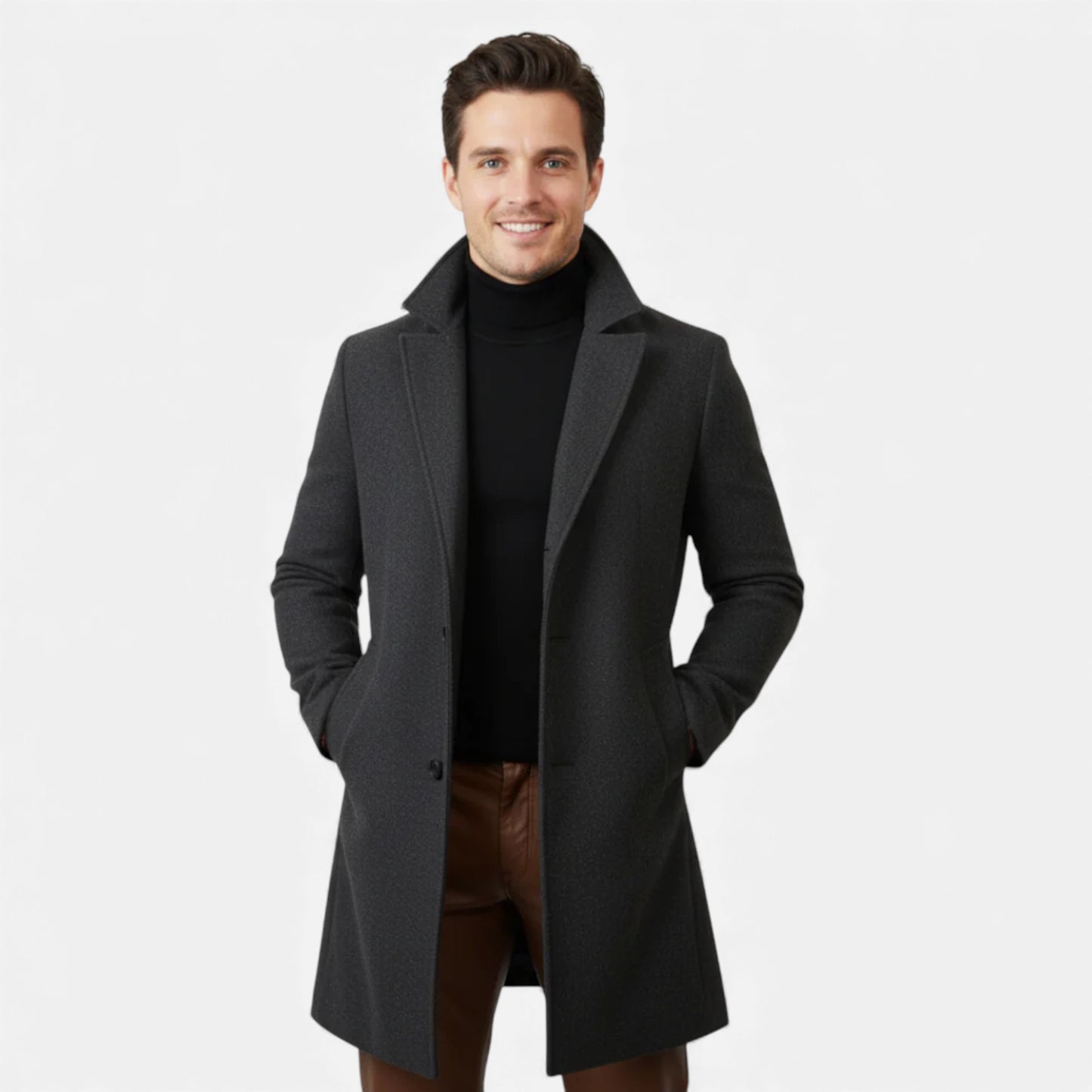 Eston House | Men’s Heritage Wool Trench Coat