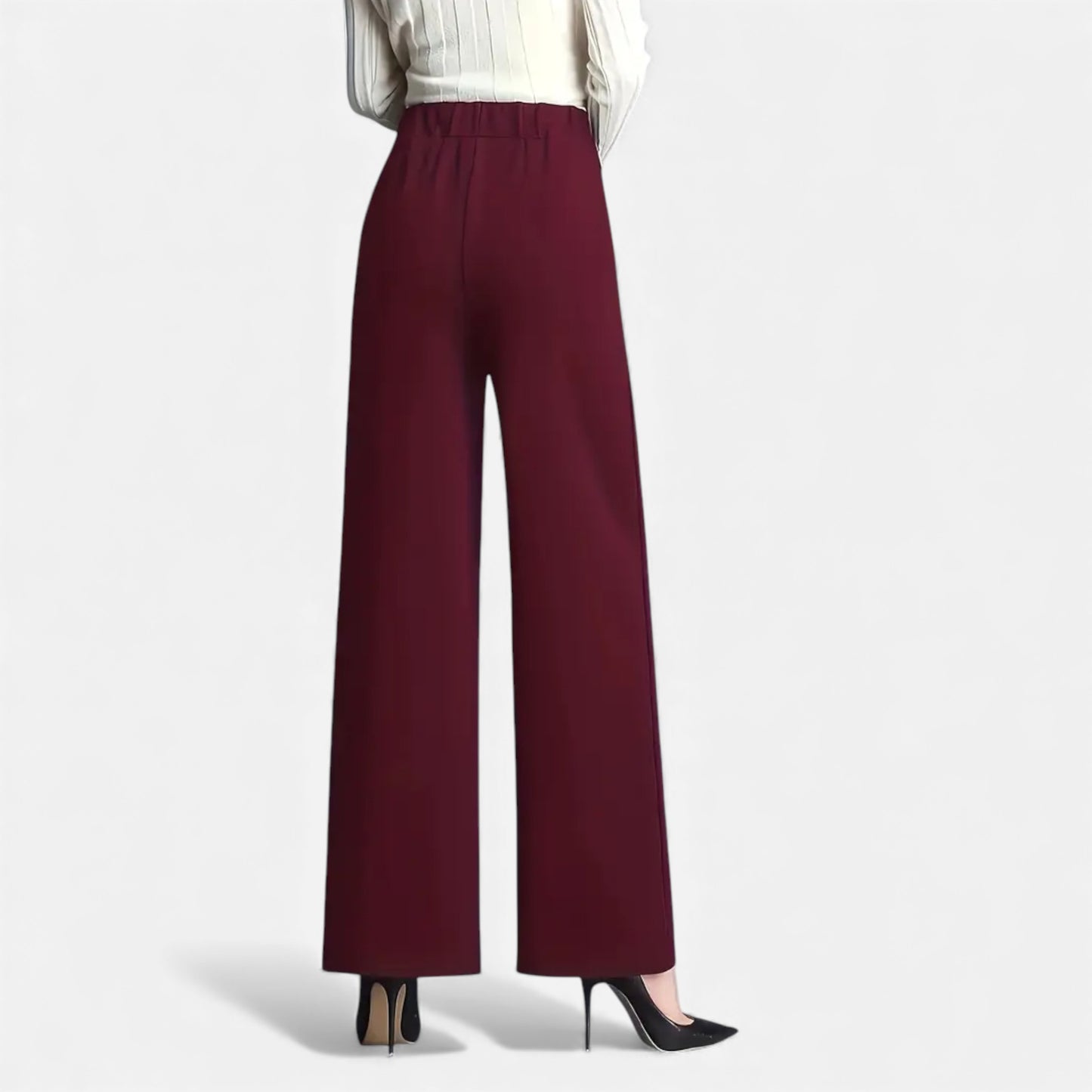 Eston House | Women’s Elegant High-Waist Straight Trousers