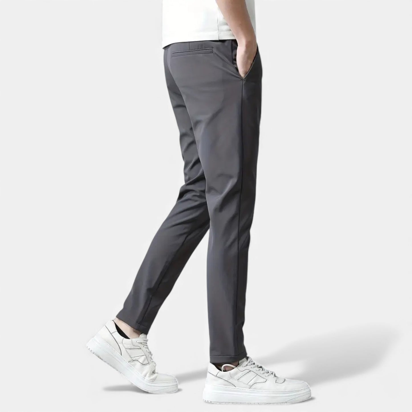 Eston House | Men’s Slim-Fit Stretch Trousers