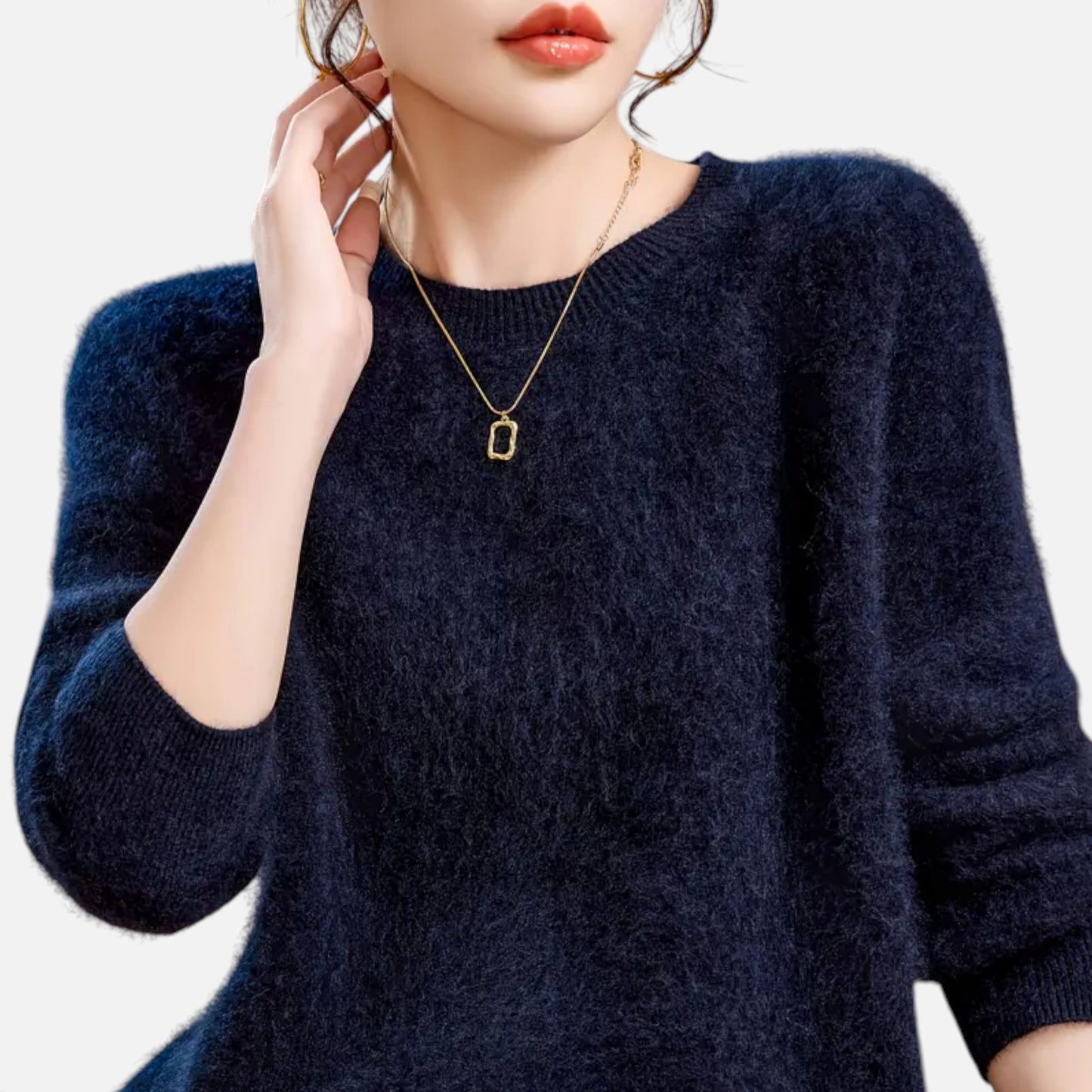 Eston House | Women’s Cashmere‑Touch Autumn Sweater