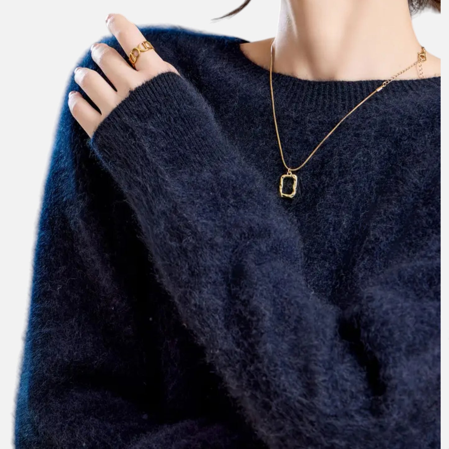 Eston House | Women’s Cashmere‑Touch Autumn Sweater