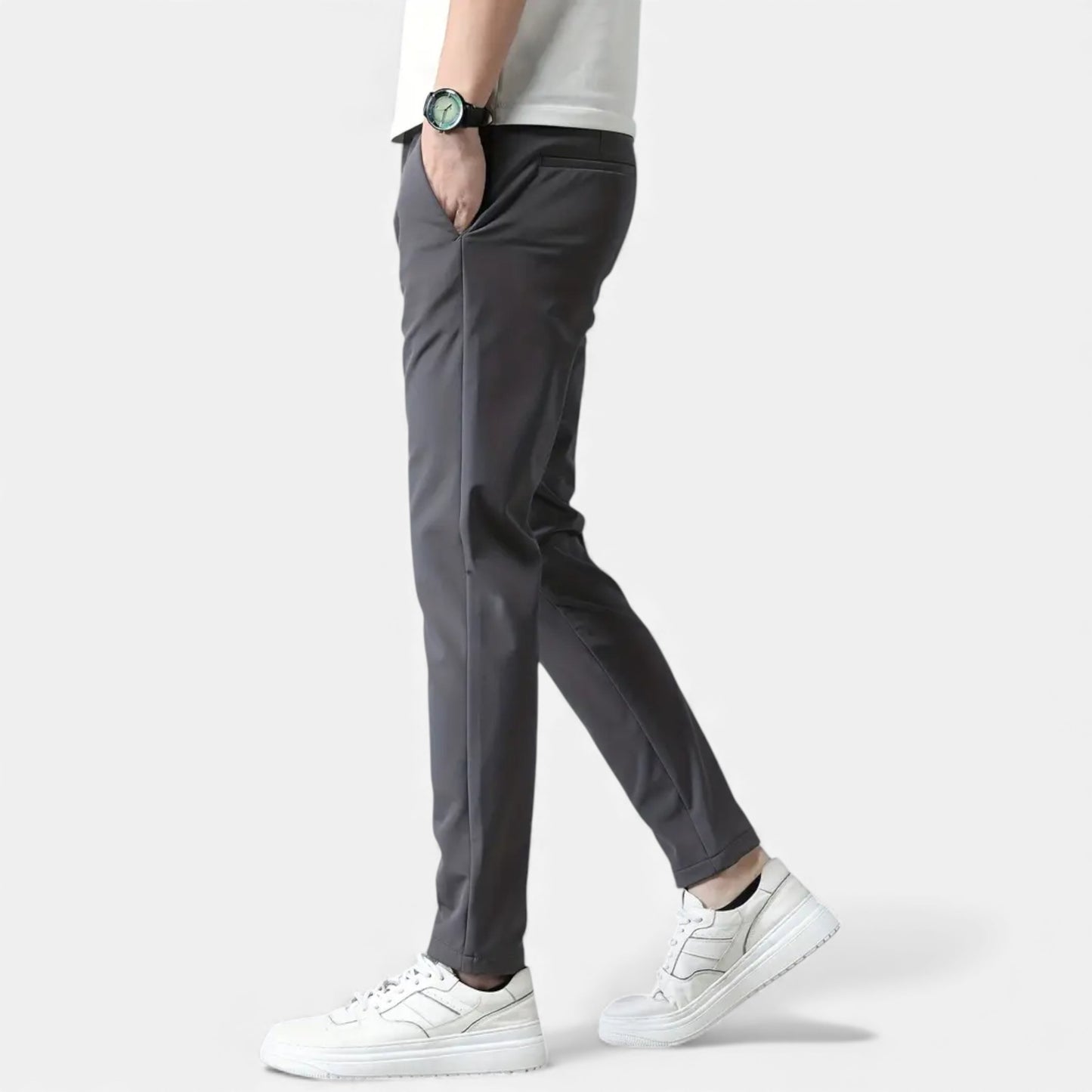 Eston House | Men’s Slim-Fit Stretch Trousers