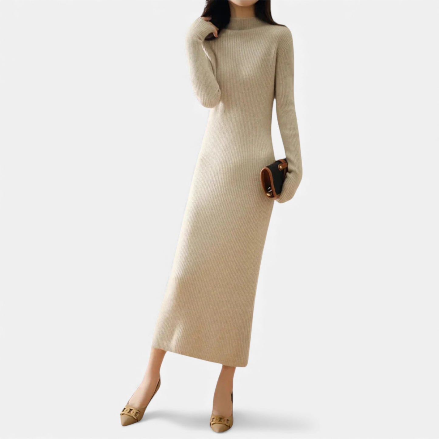 Eston House | Women’s Wool Knit Slim Dress