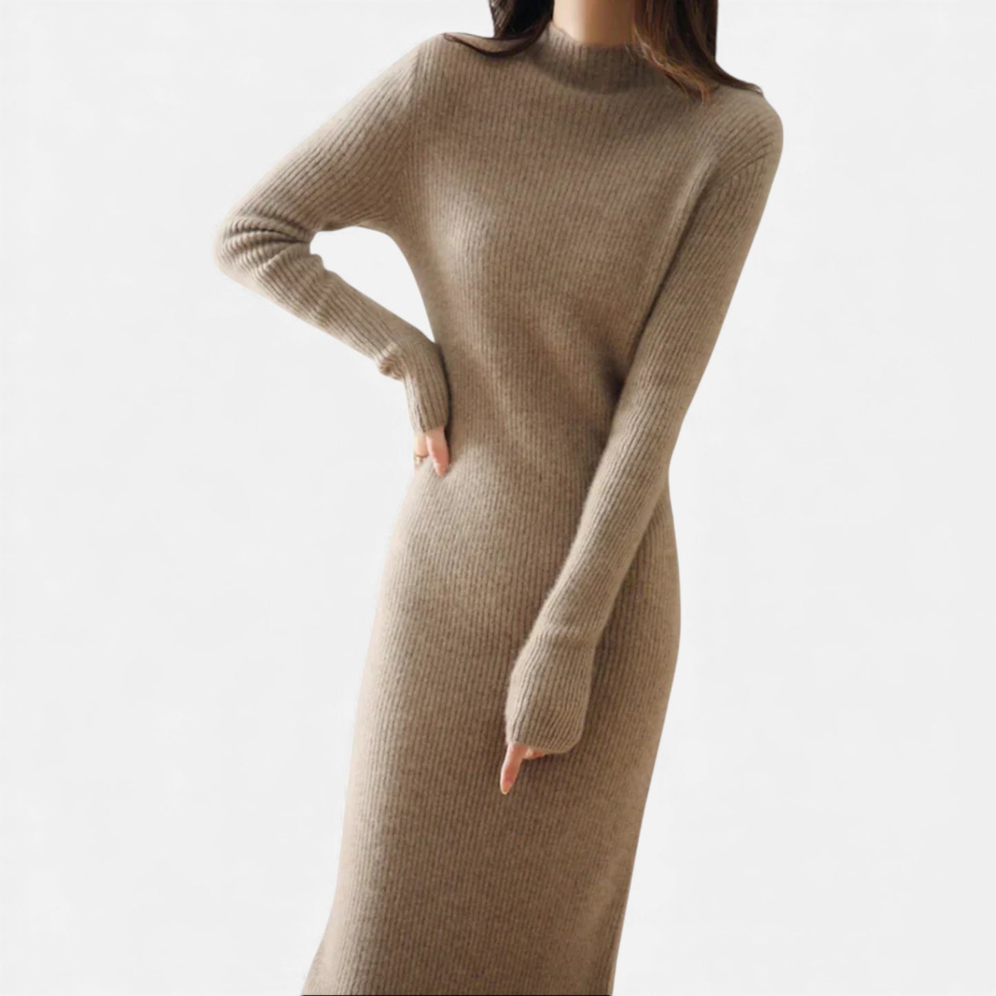 Eston House | Women’s Wool Knit Slim Dress