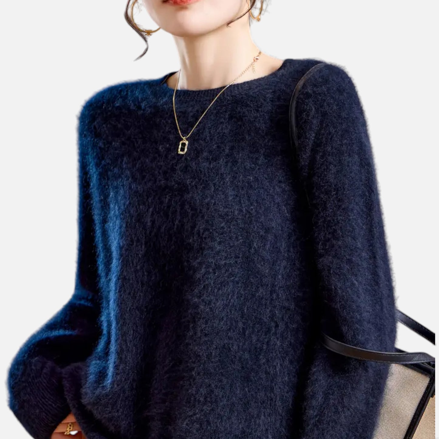 Eston House | Women’s Cashmere‑Touch Autumn Sweater