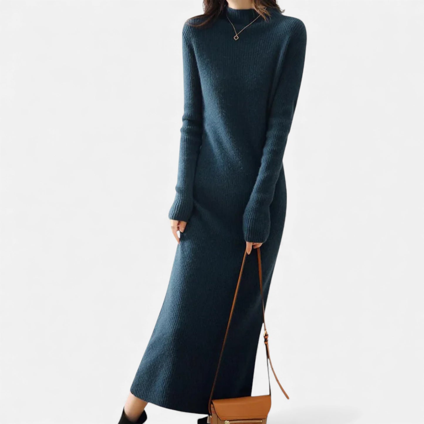 Eston House | Women’s Wool Knit Slim Dress
