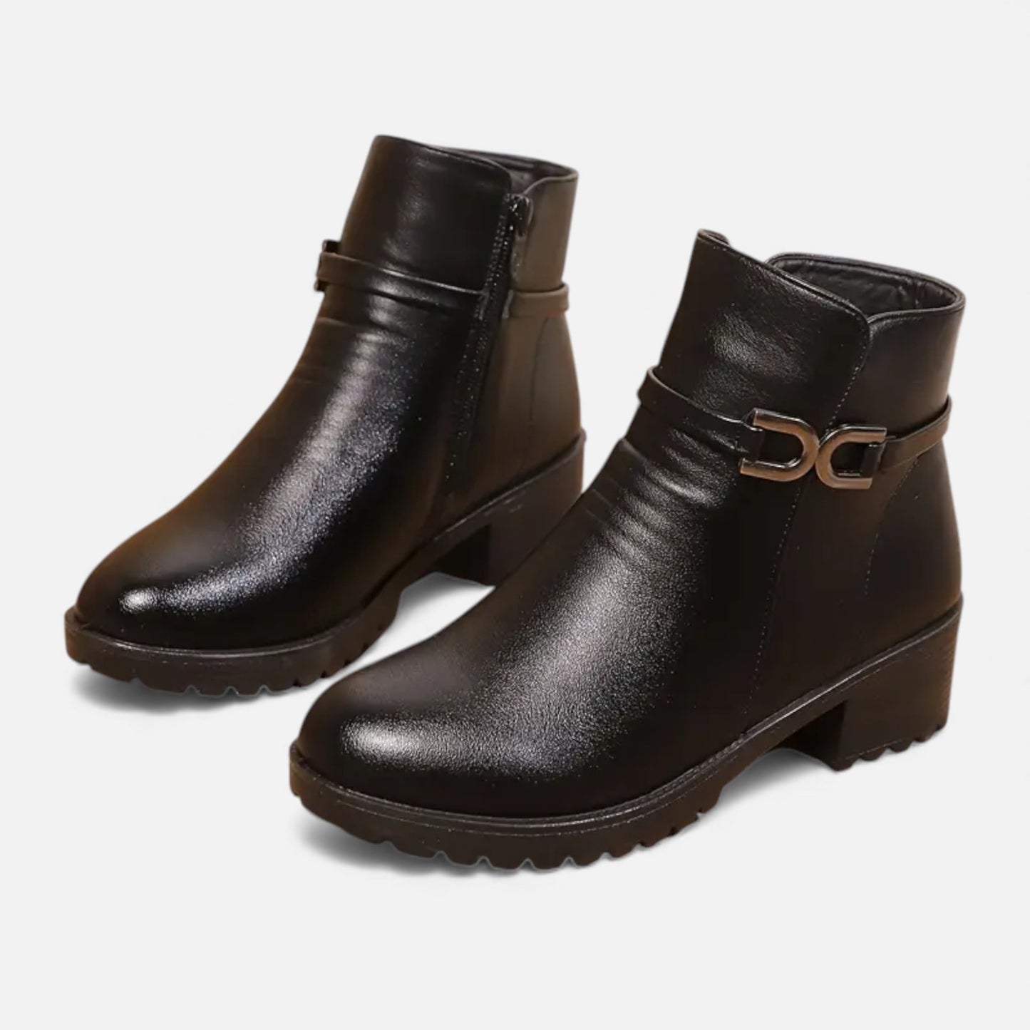 Eston House | Women’s Fleece-Lined Winter Short Boots