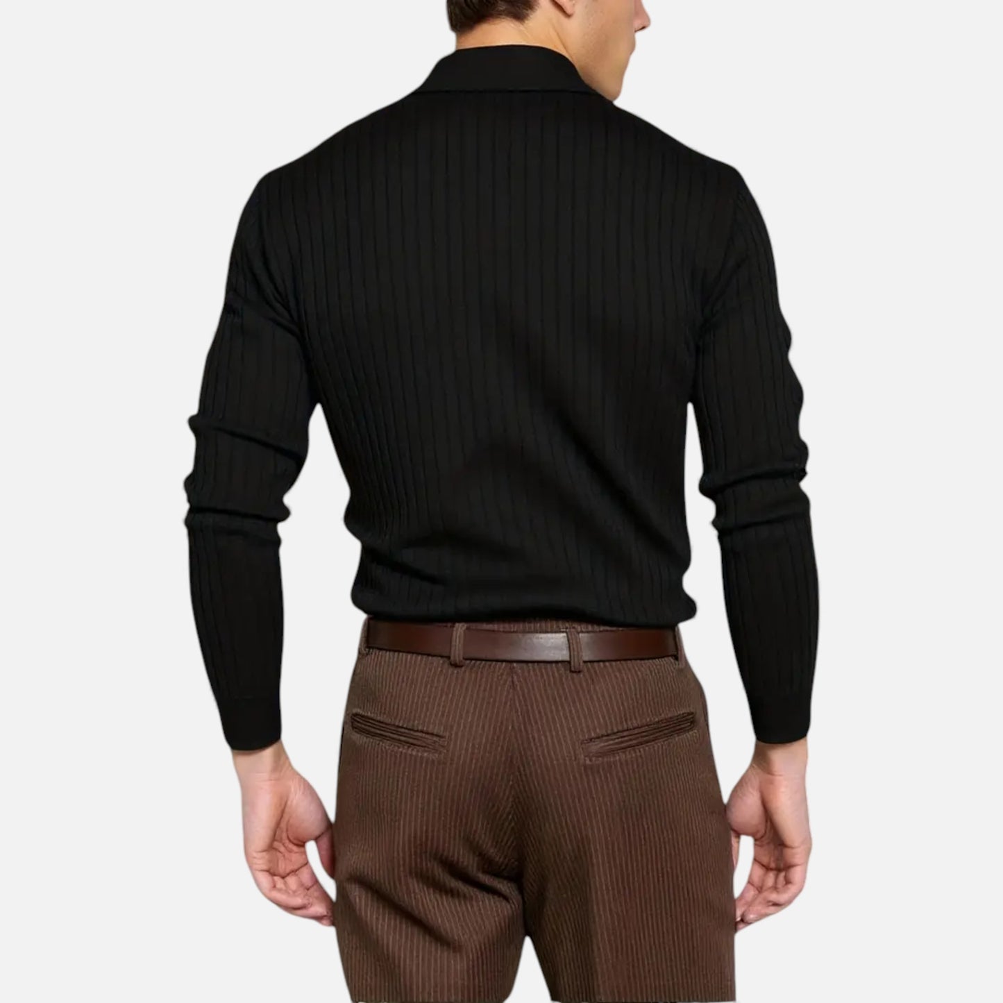 Eston House | Men’s Classic Stripe Polo Shirt