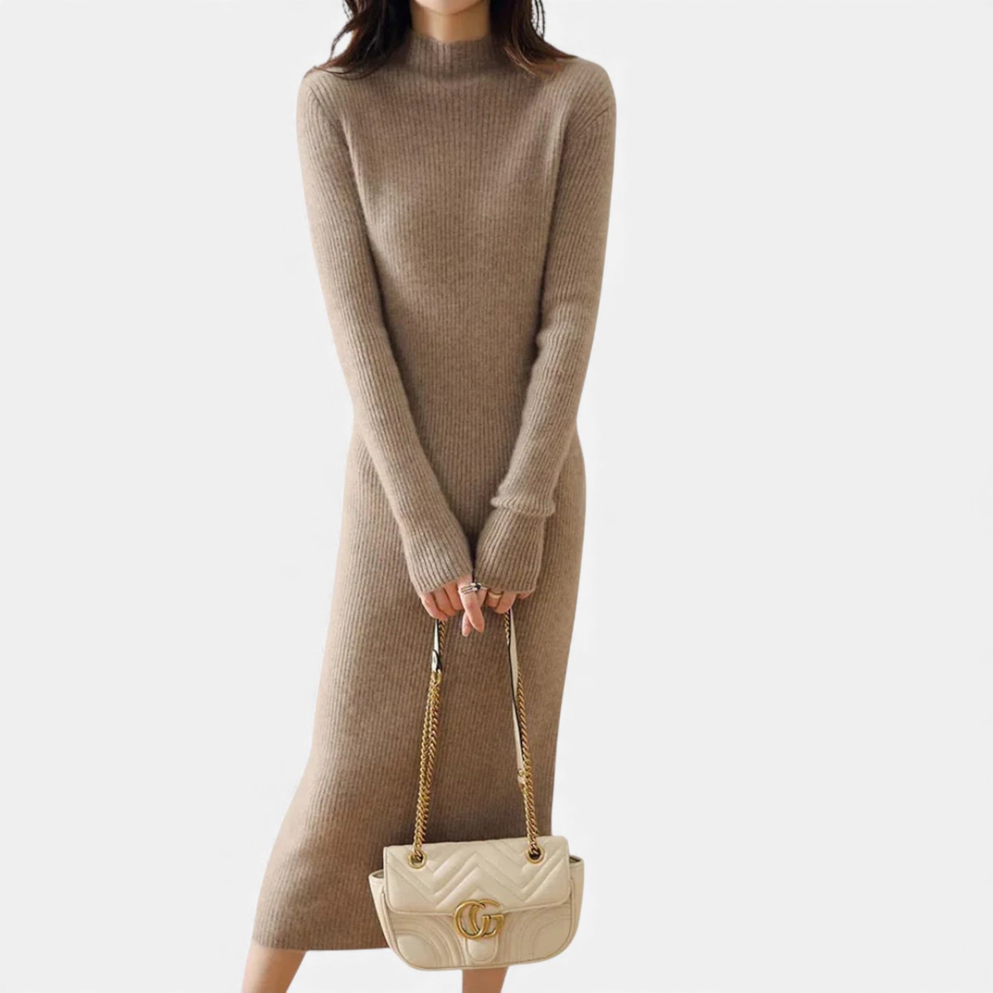 Eston House | Women’s Wool Knit Slim Dress