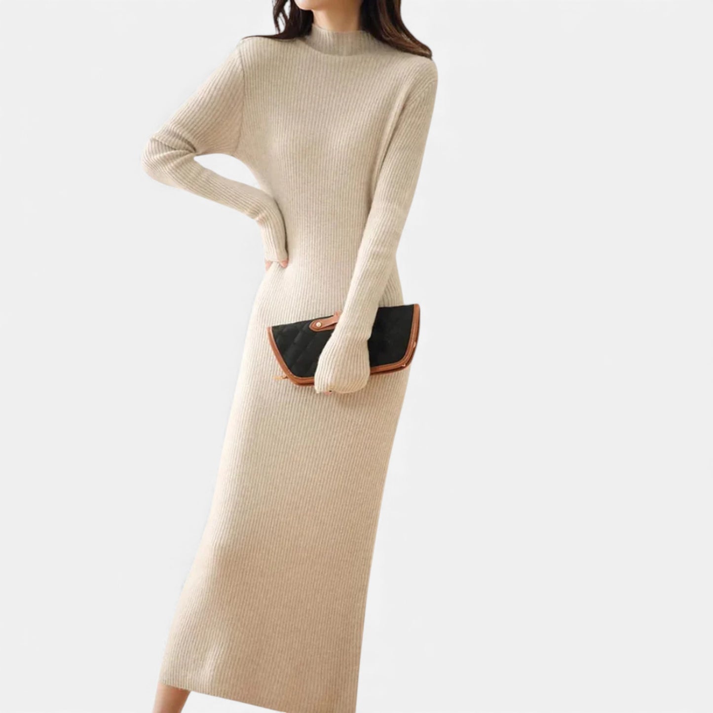Eston House | Women’s Wool Knit Slim Dress