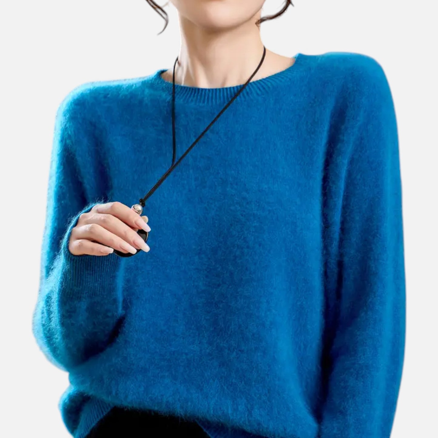Eston House | Women’s Cashmere‑Touch Autumn Sweater