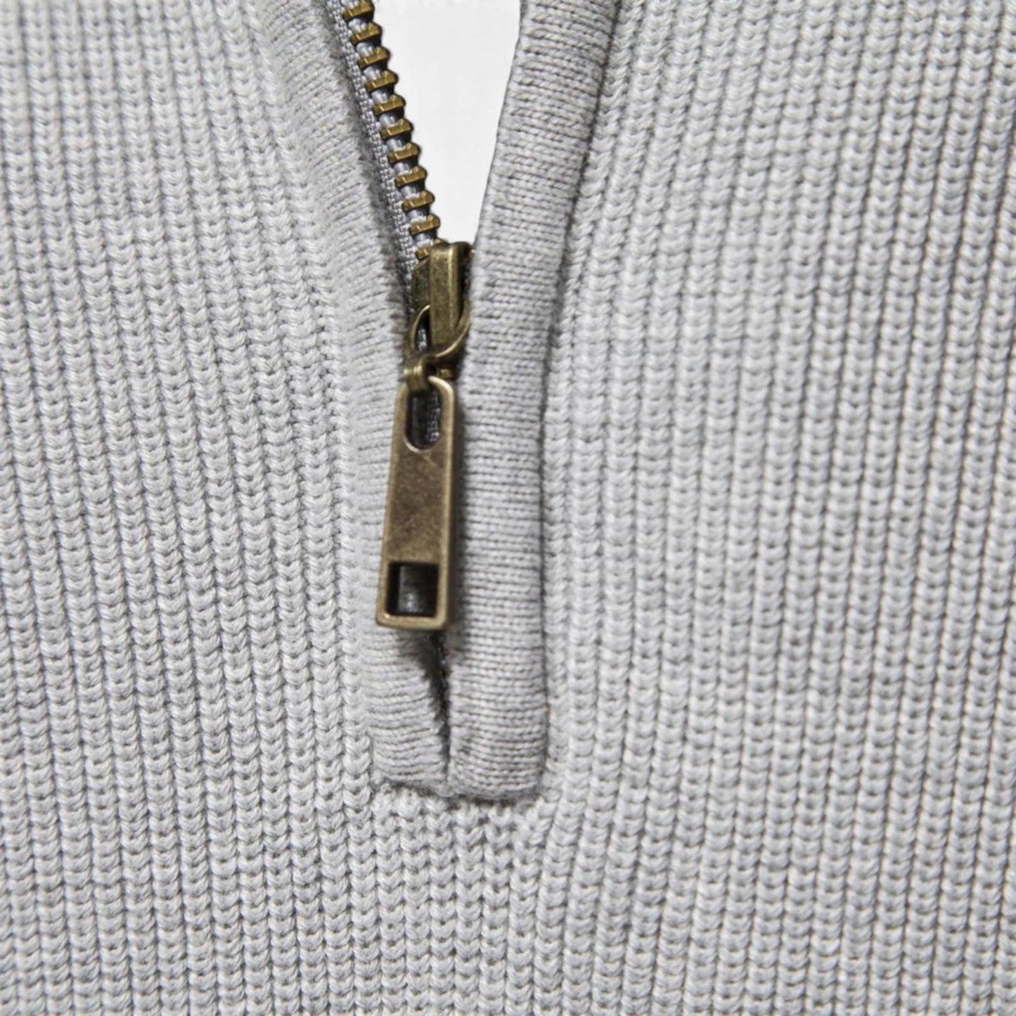 Eston House | Men’s Heritage Cotton Zip Sweater