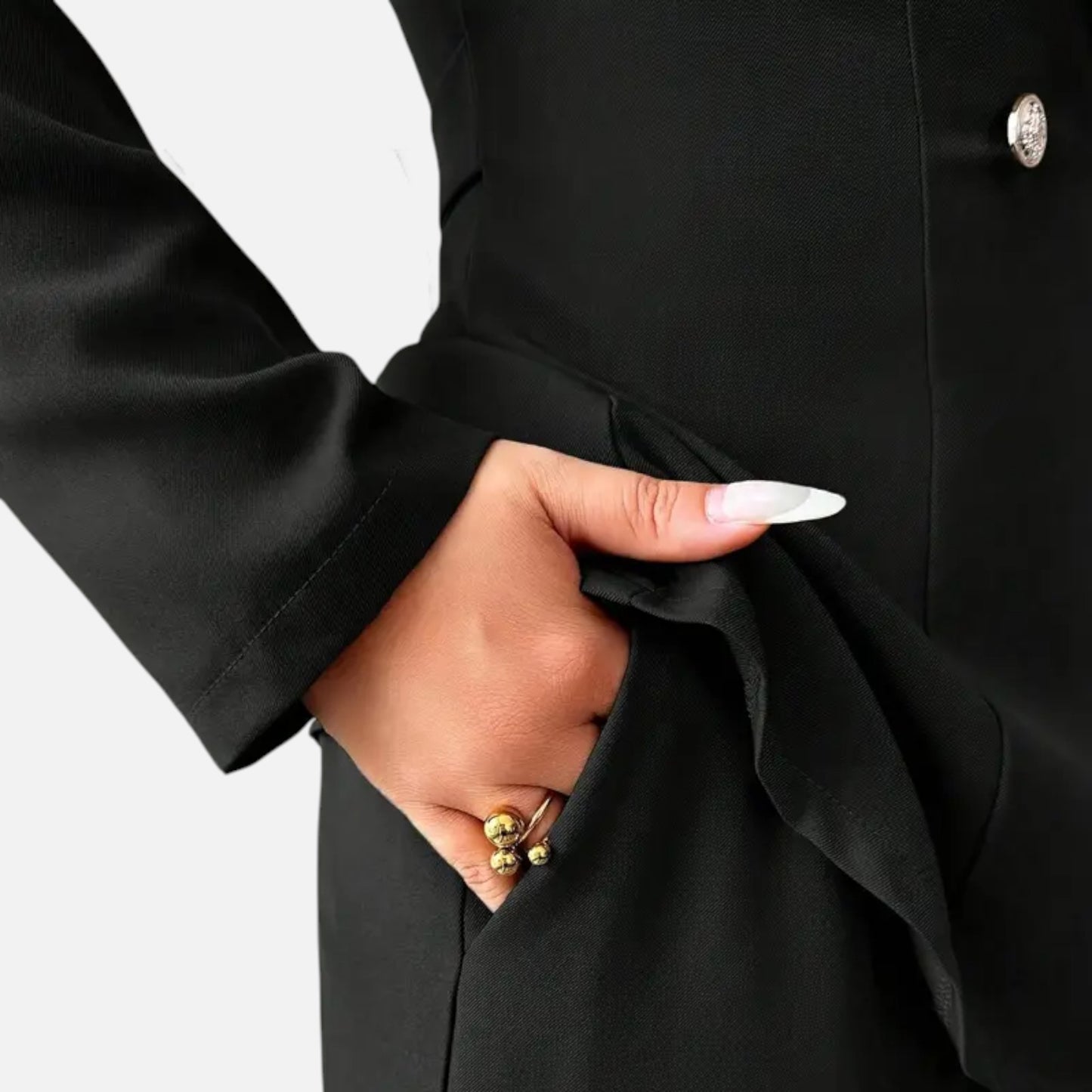 Eston House | Women’s Tailored Olive Wide‑Leg Suit