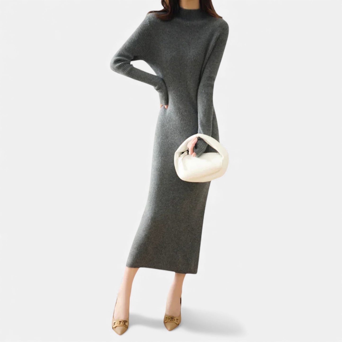 Eston House | Women’s Wool Knit Slim Dress