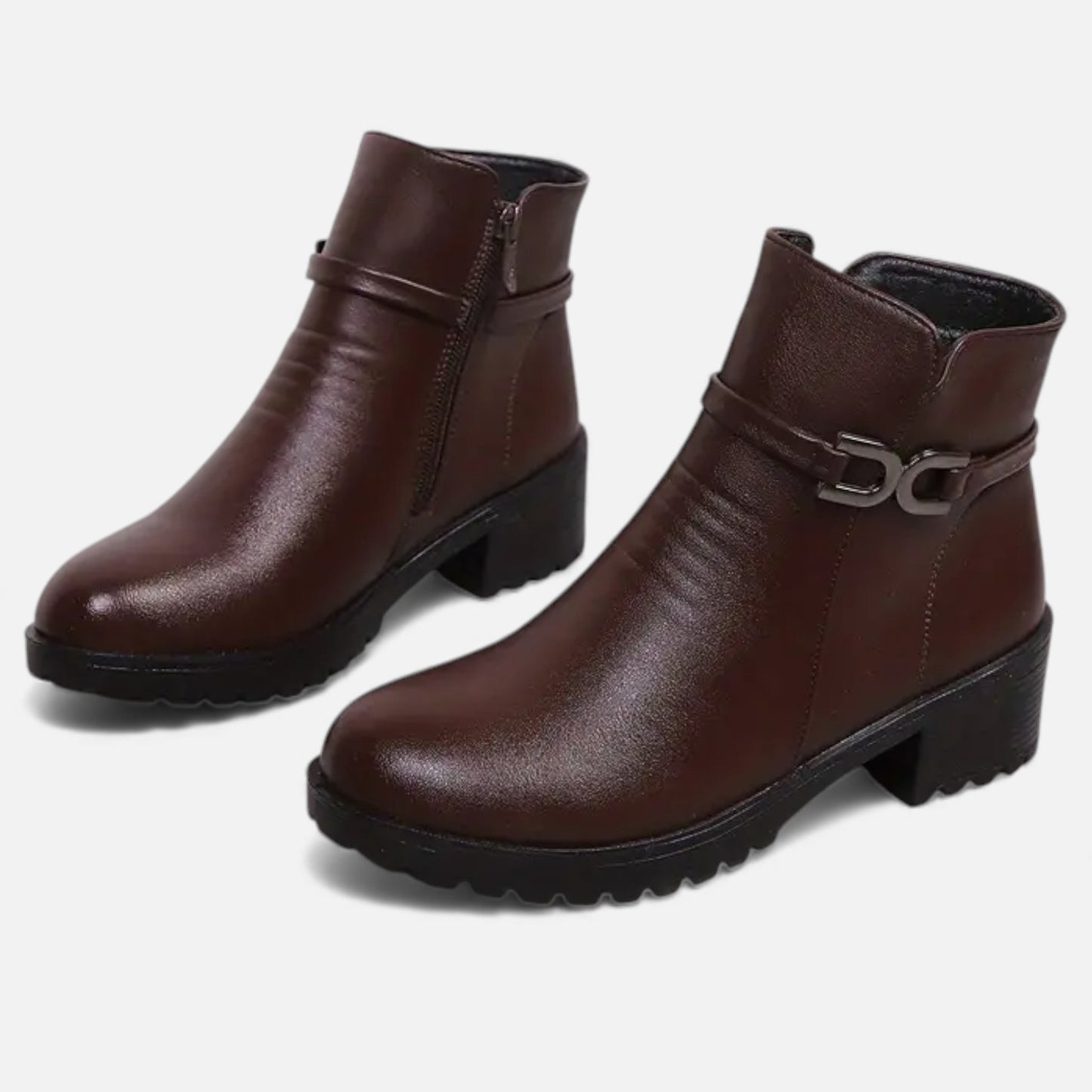 Eston House | Women’s Fleece-Lined Winter Short Boots