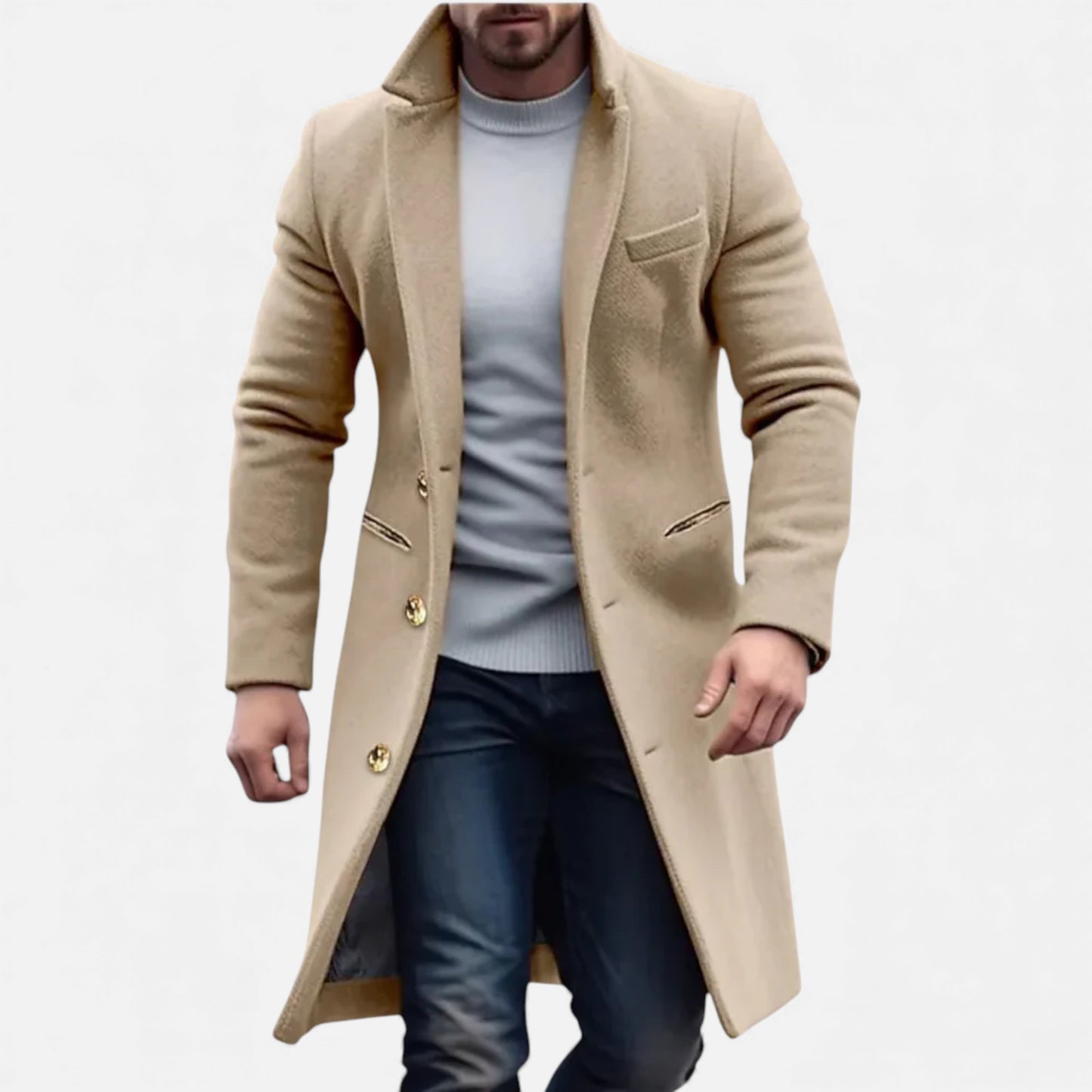 Eston House | Men’s Heritage Wool Trench Coat