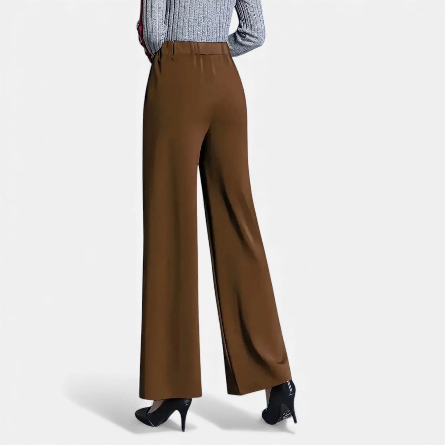 Eston House | Women’s Elegant High-Waist Straight Trousers