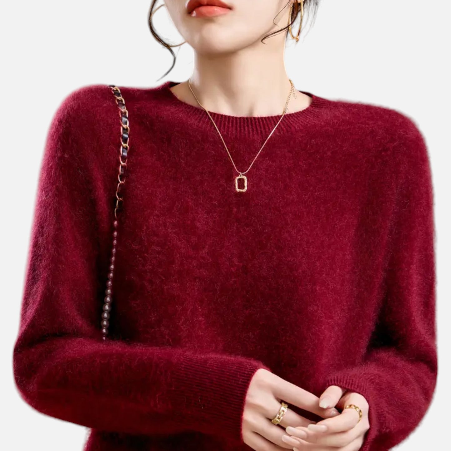 Eston House | Women’s Cashmere‑Touch Autumn Sweater