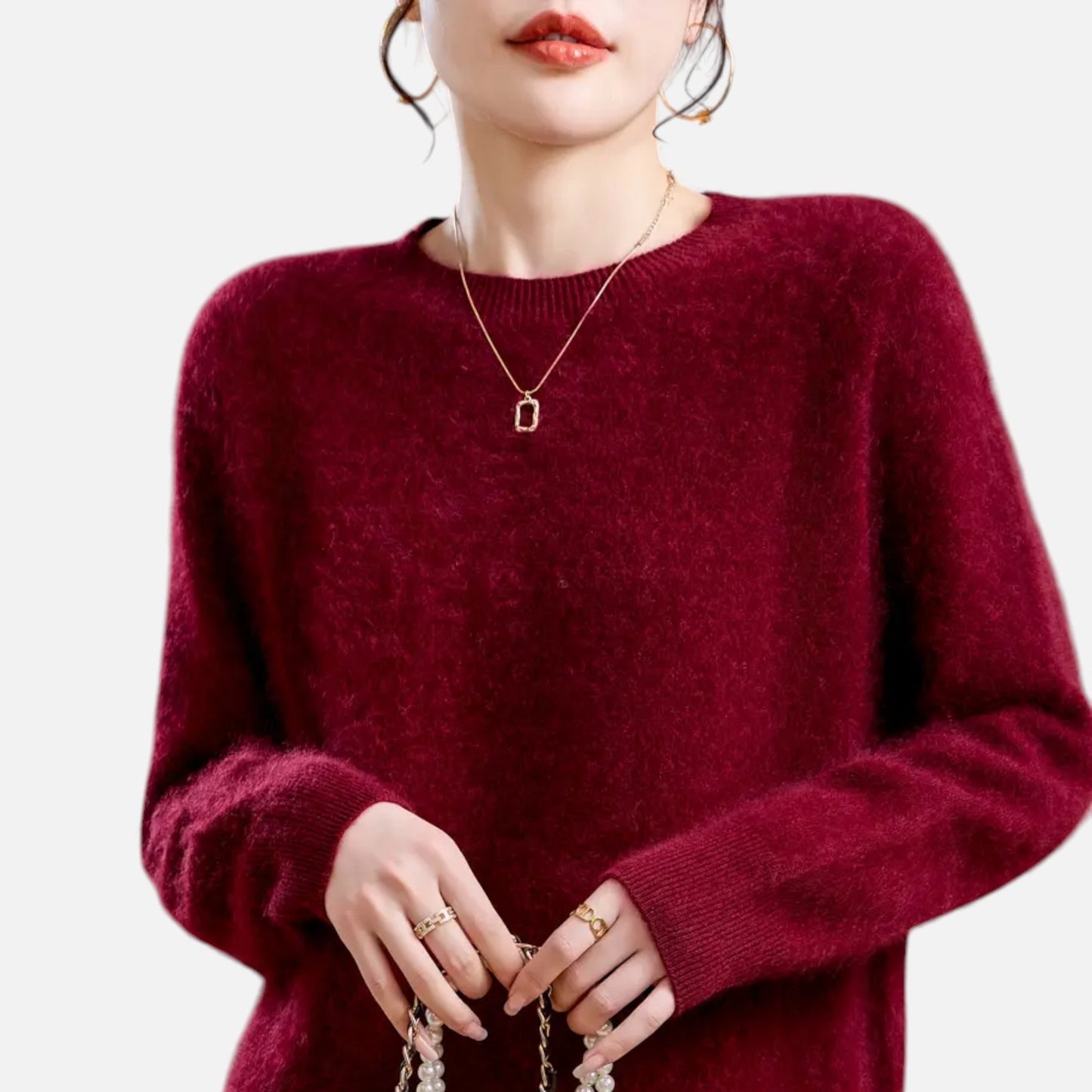 Eston House | Women’s Cashmere‑Touch Autumn Sweater