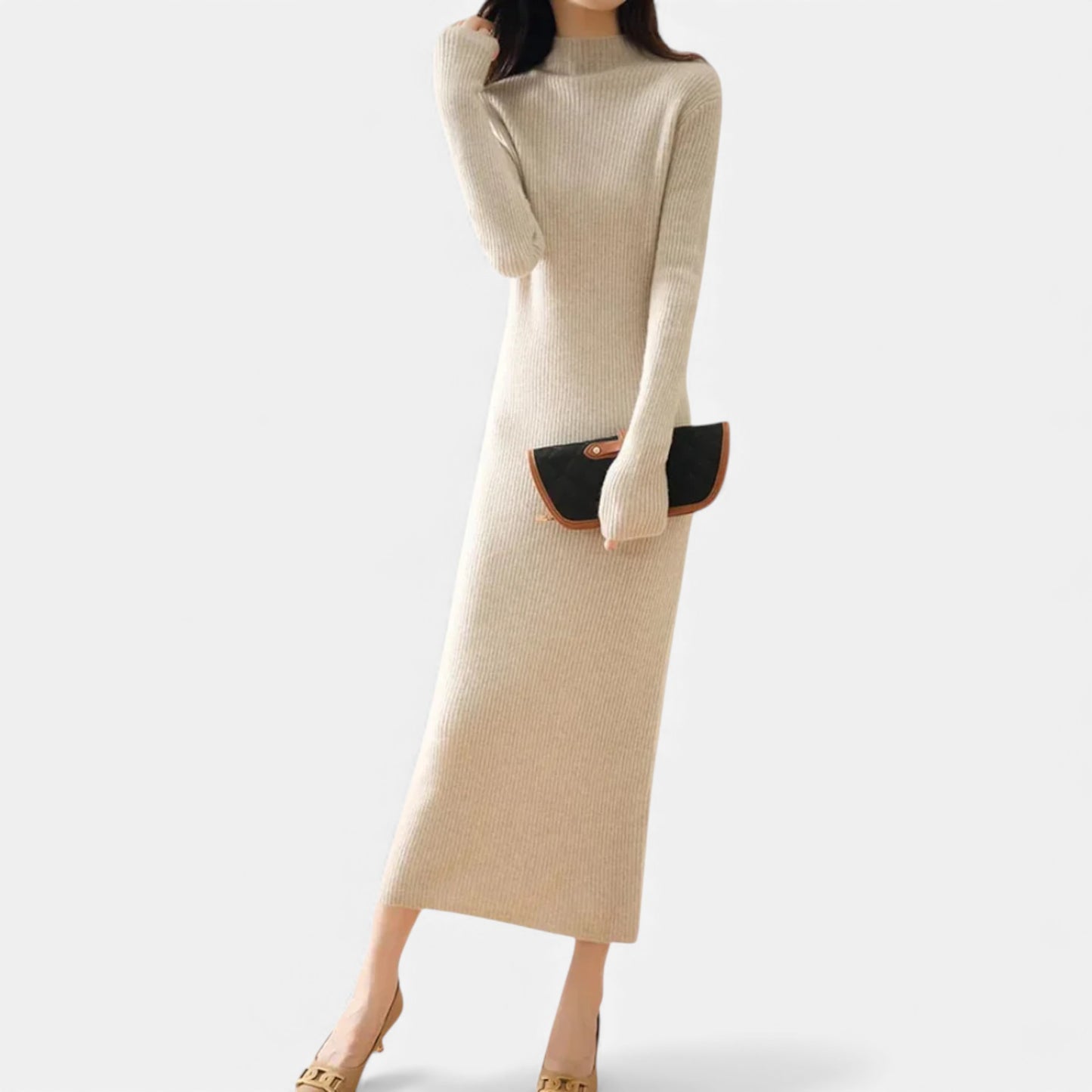 Eston House | Women’s Wool Knit Slim Dress