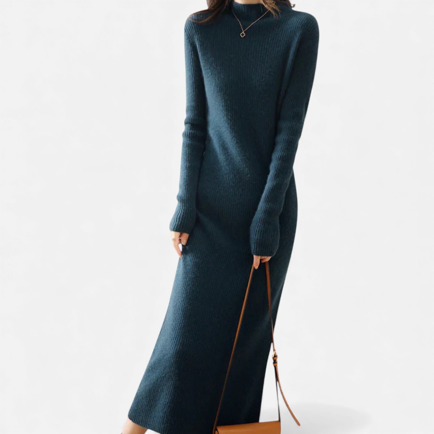Eston House | Women’s Wool Knit Slim Dress