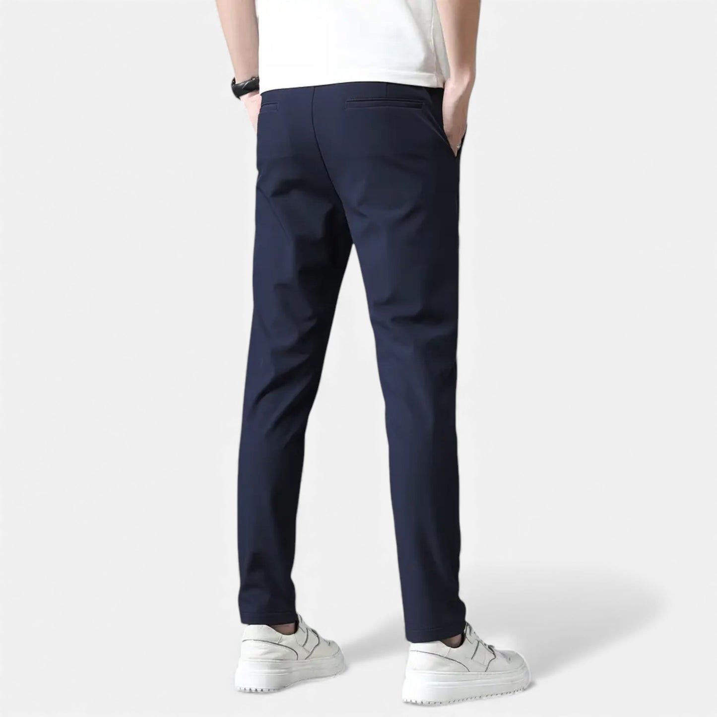 Eston House | Men’s Slim-Fit Stretch Trousers