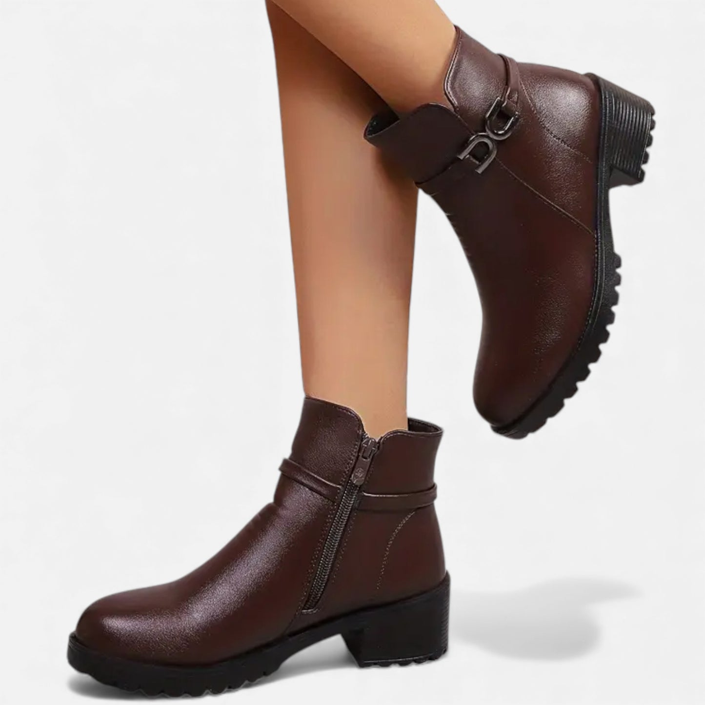 Eston House | Women’s Fleece-Lined Winter Short Boots