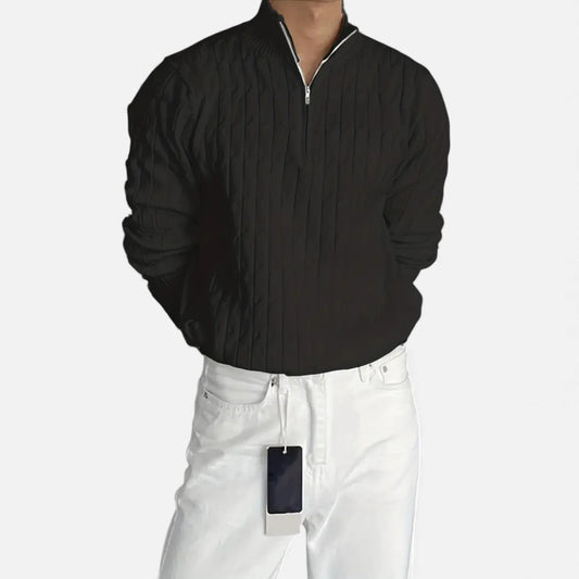 Eston House | Men’s Ivy Quarter-Zip Autumn Pullover