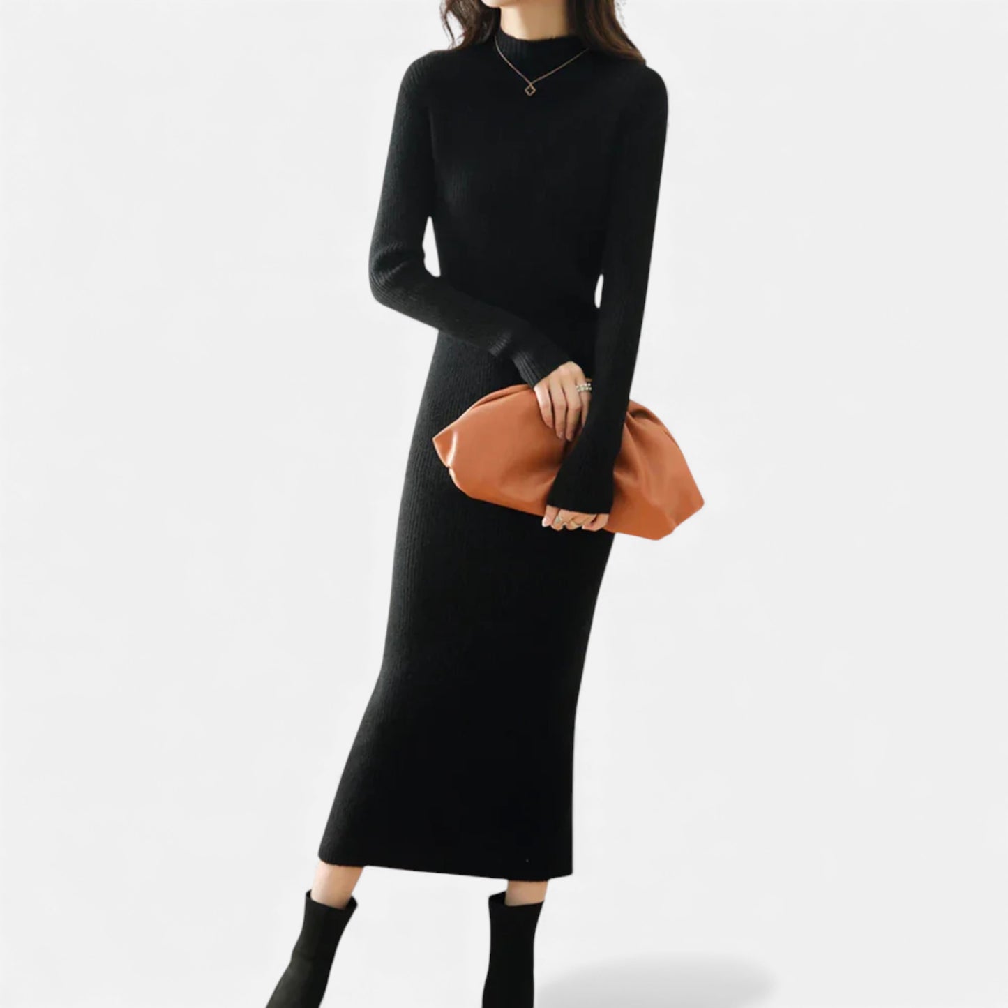 Eston House | Women’s Wool Knit Slim Dress