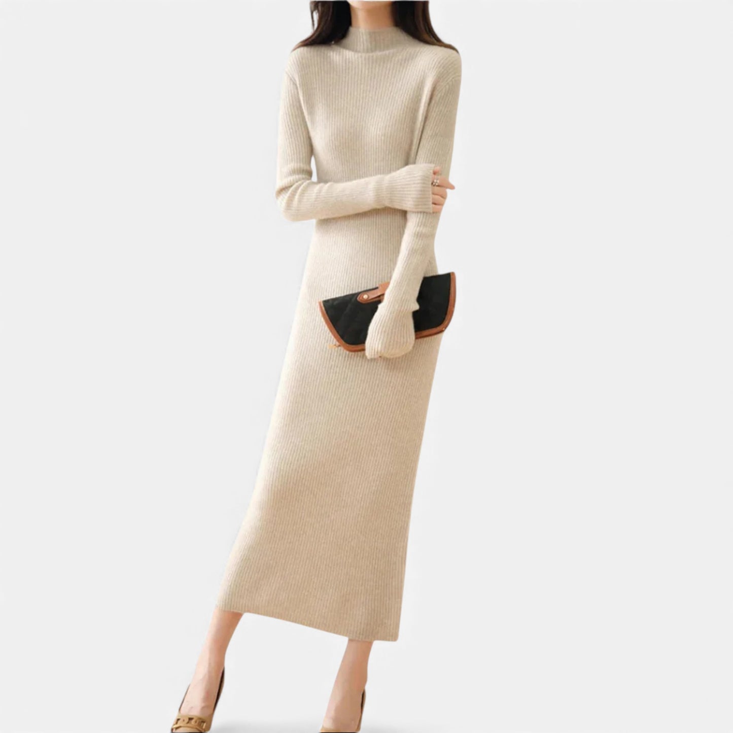 Eston House | Women’s Wool Knit Slim Dress