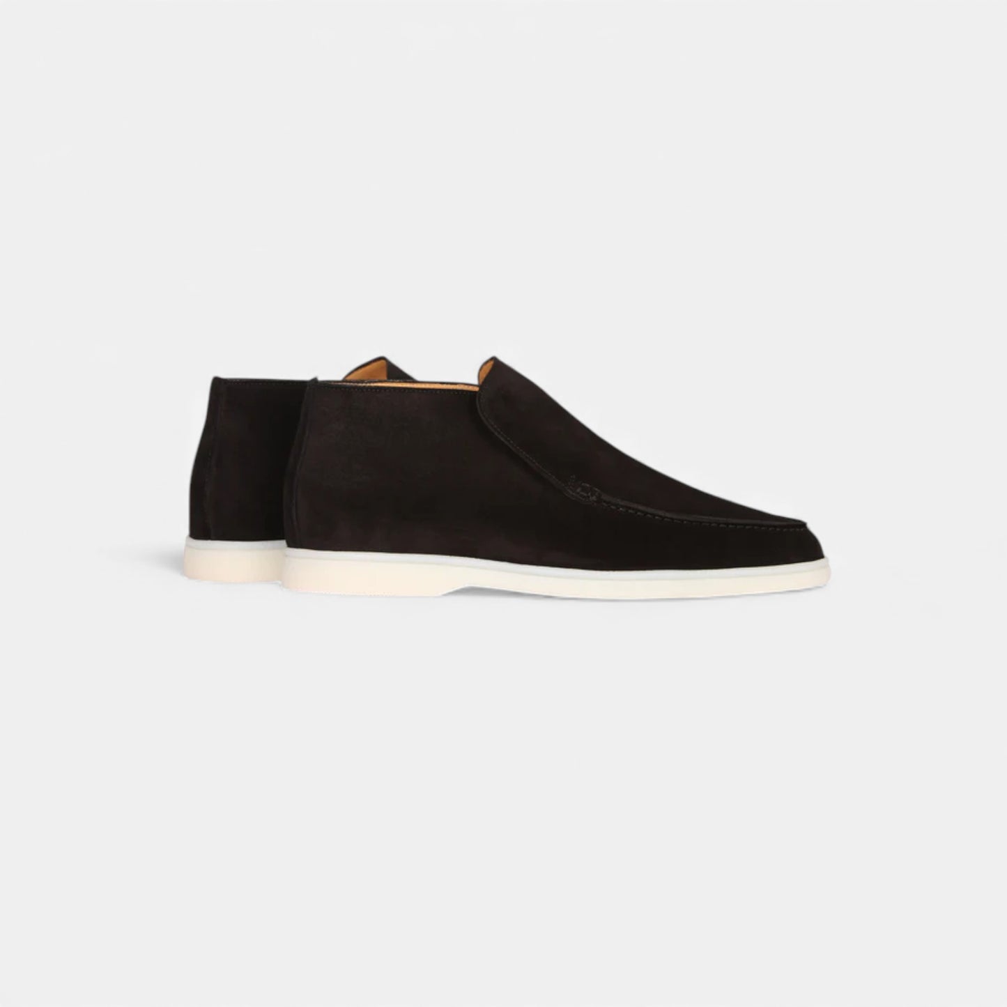 Eston House | Men’s Heritage Black Suede City Loafer