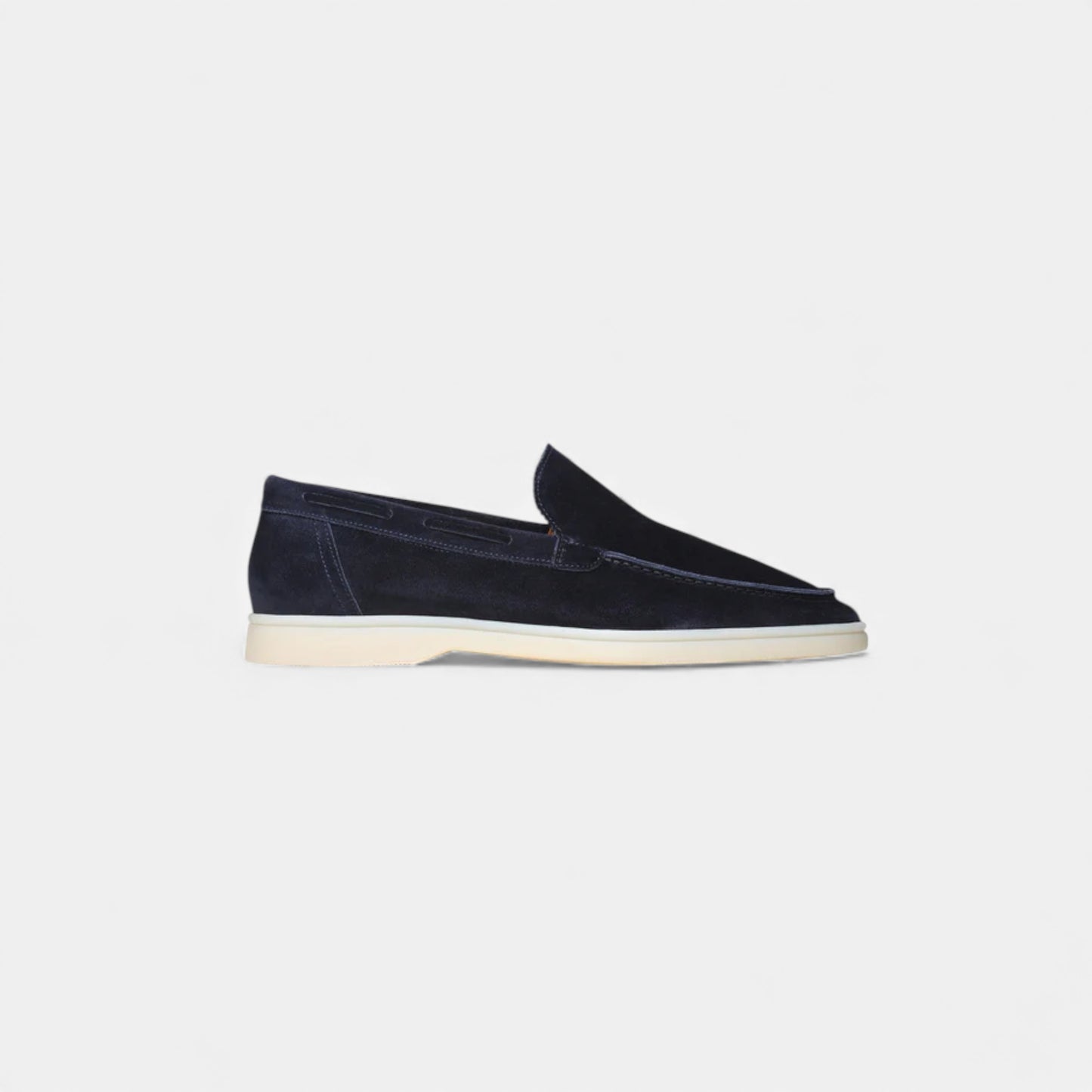 Eston House | Men’s Heritage Navy Suede Loafers