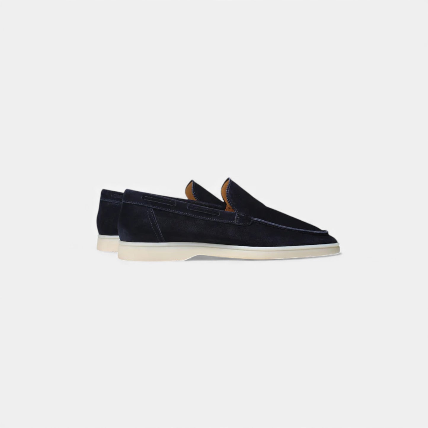 Eston House | Men’s Heritage Navy Suede Loafers