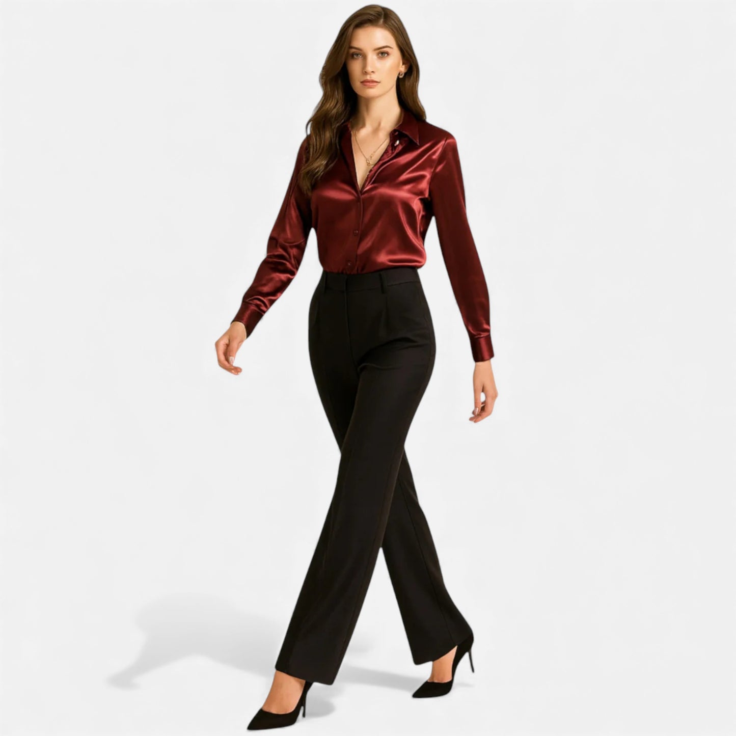 Eston House | Women’s Heritage Satin Blouse