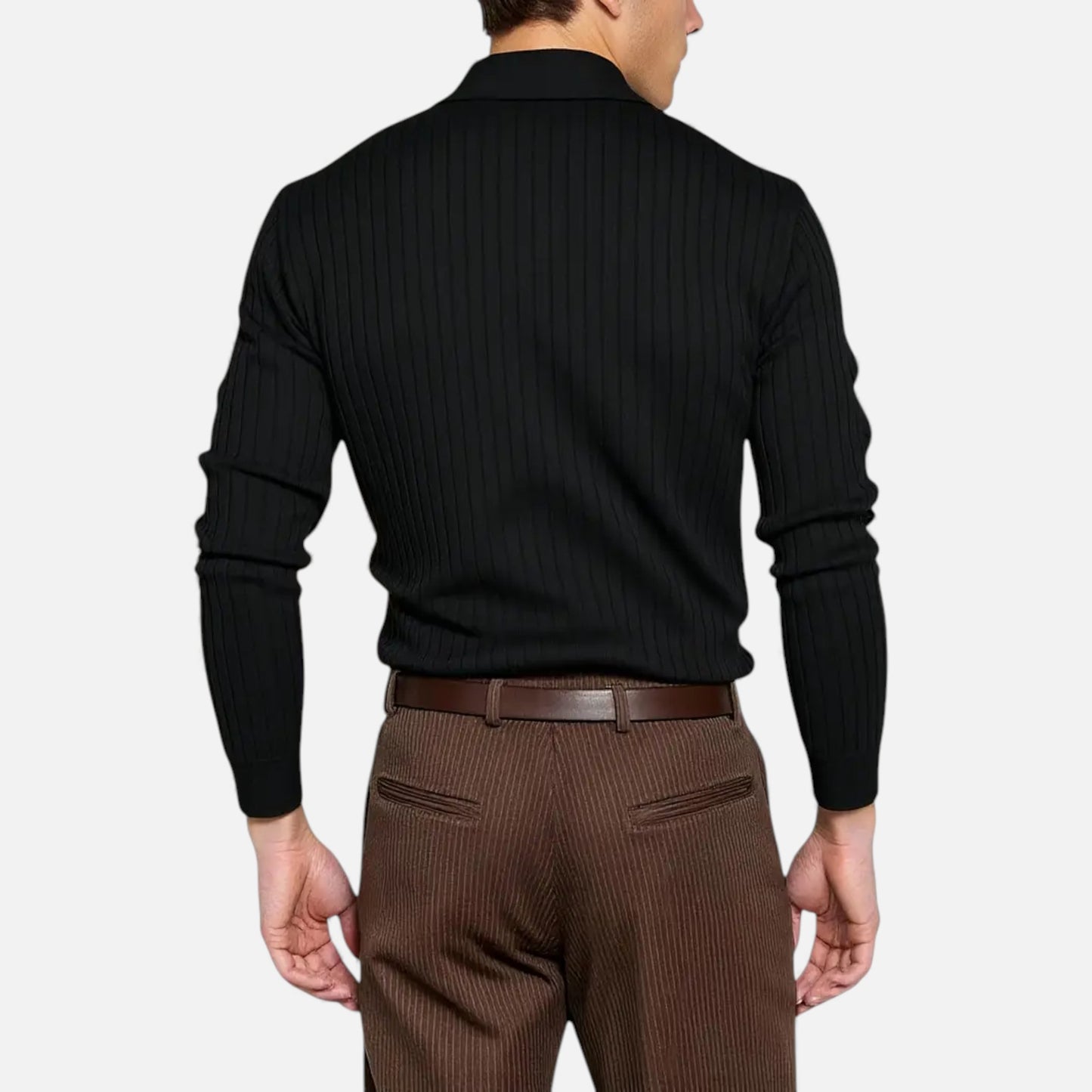 Eston House | Men’s Classic Stripe Polo Shirt