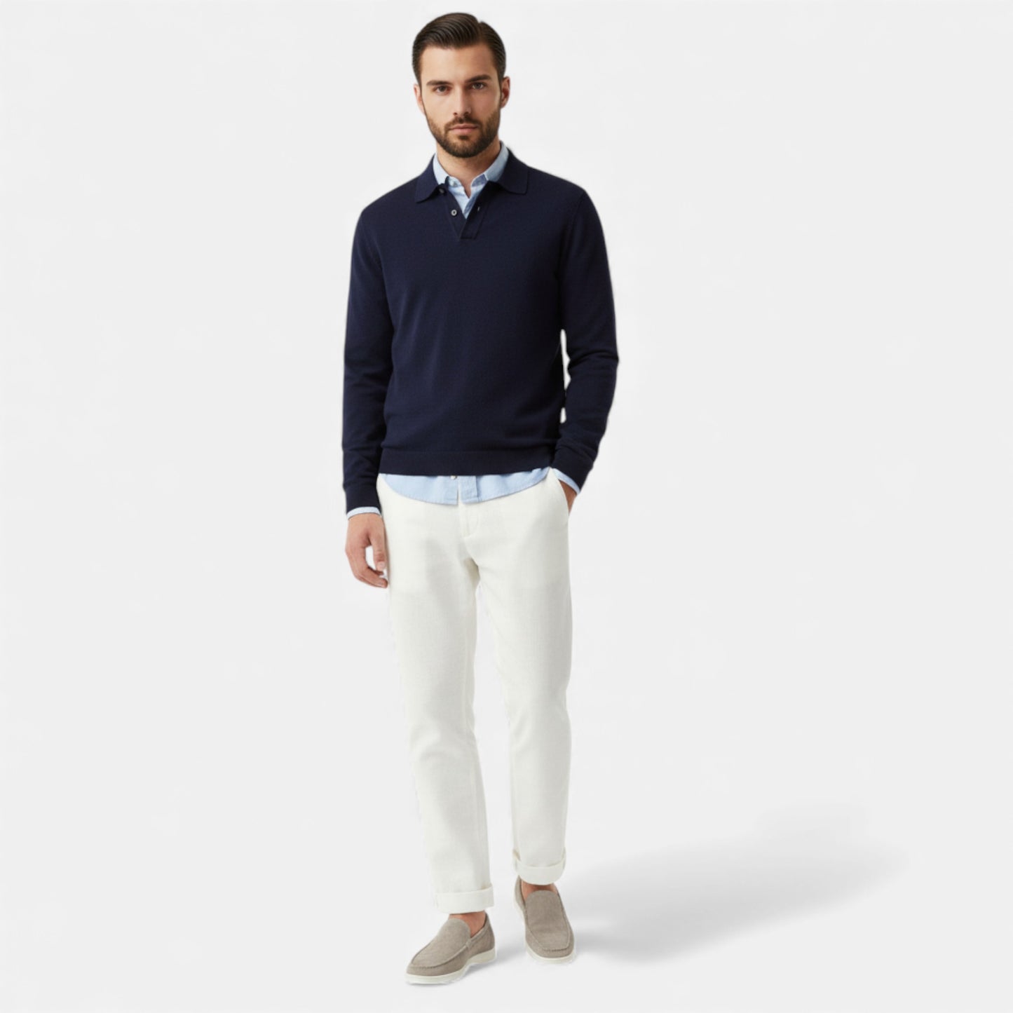 Eston House | Men’s Heritage Suede Yacht Loafers