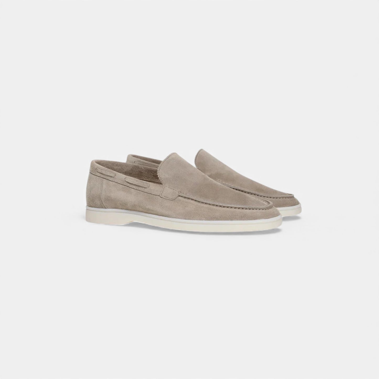 Eston House | Men’s Heritage Suede Yacht Loafers