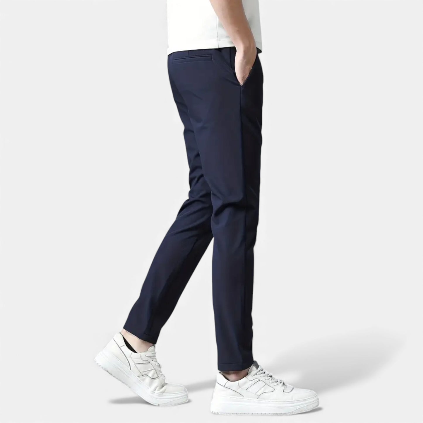 Eston House | Men’s Slim-Fit Stretch Trousers