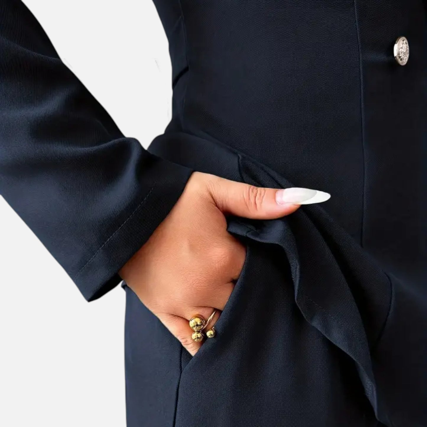 Eston House | Women’s Tailored Olive Wide‑Leg Suit