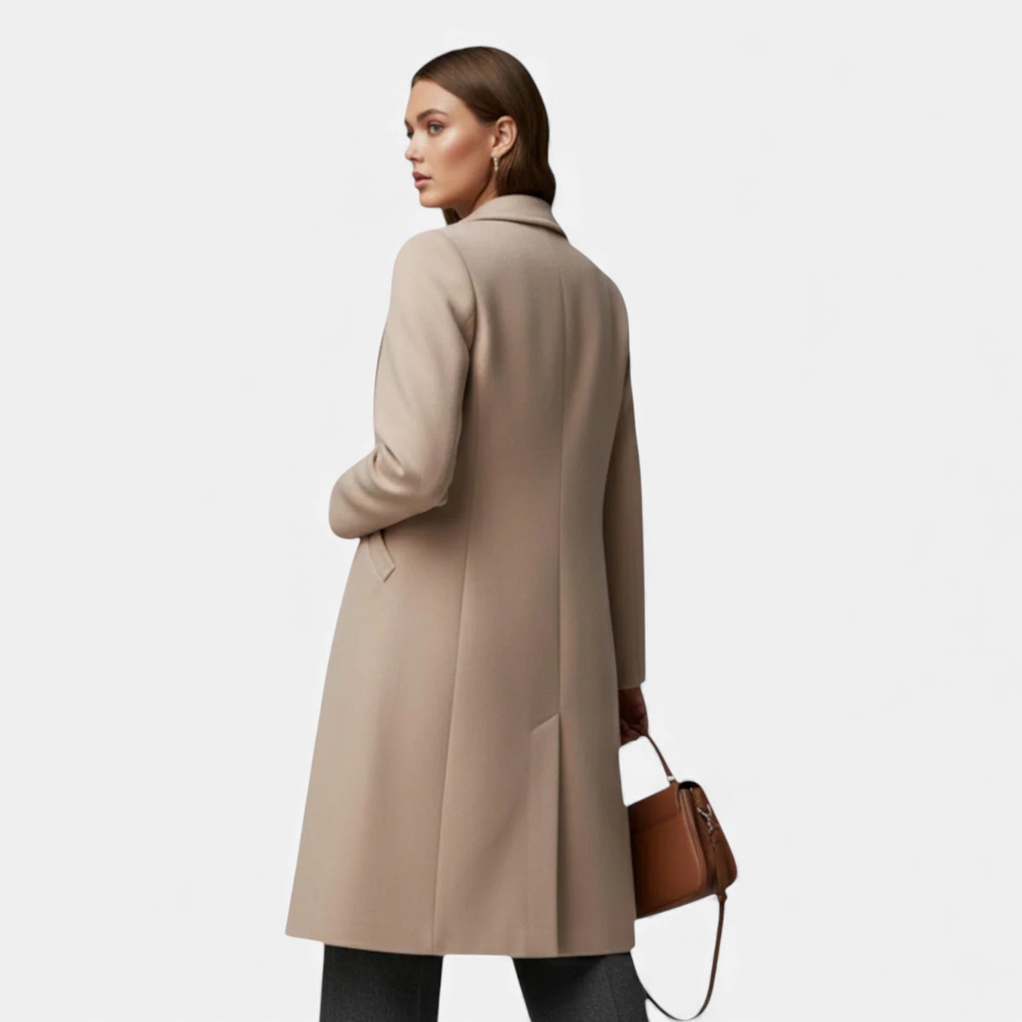 Eston House | Women’s Heritage Wool‑Feel Overcoat