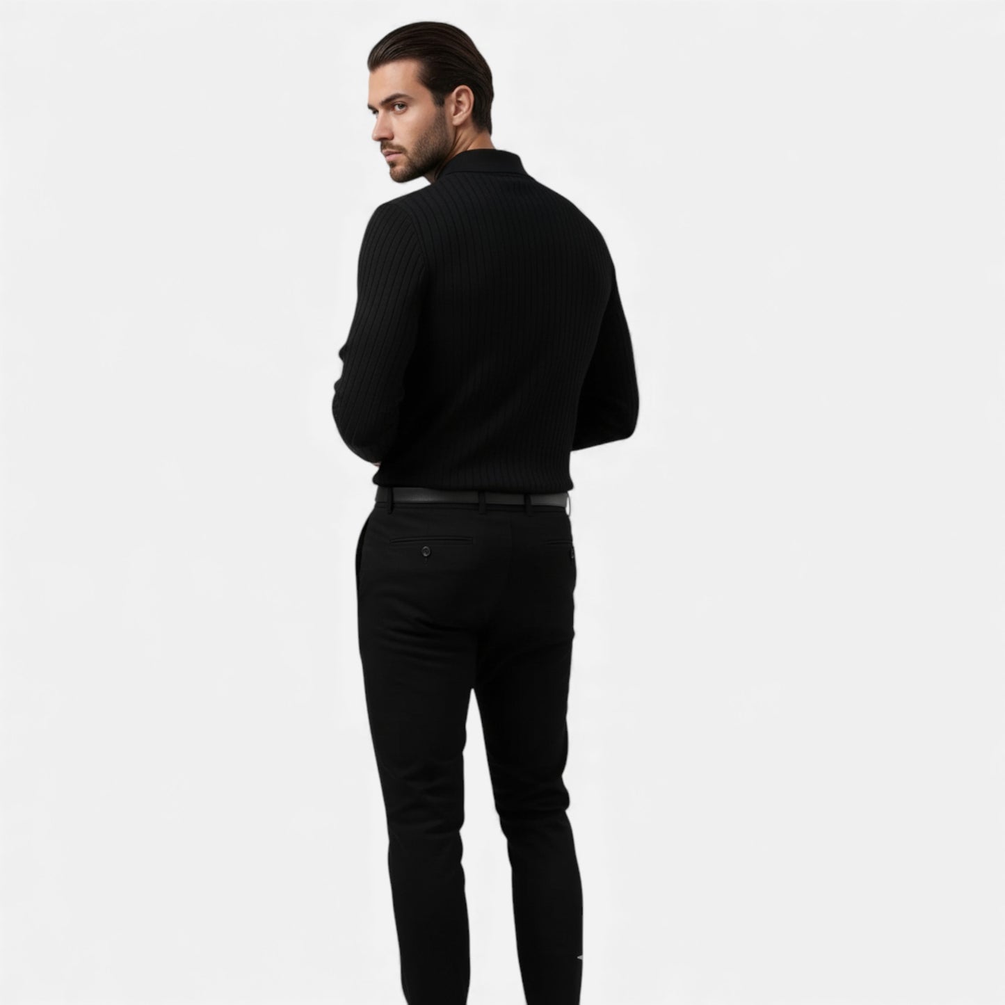 Eston House | Men’s Classic Stripe Polo Shirt