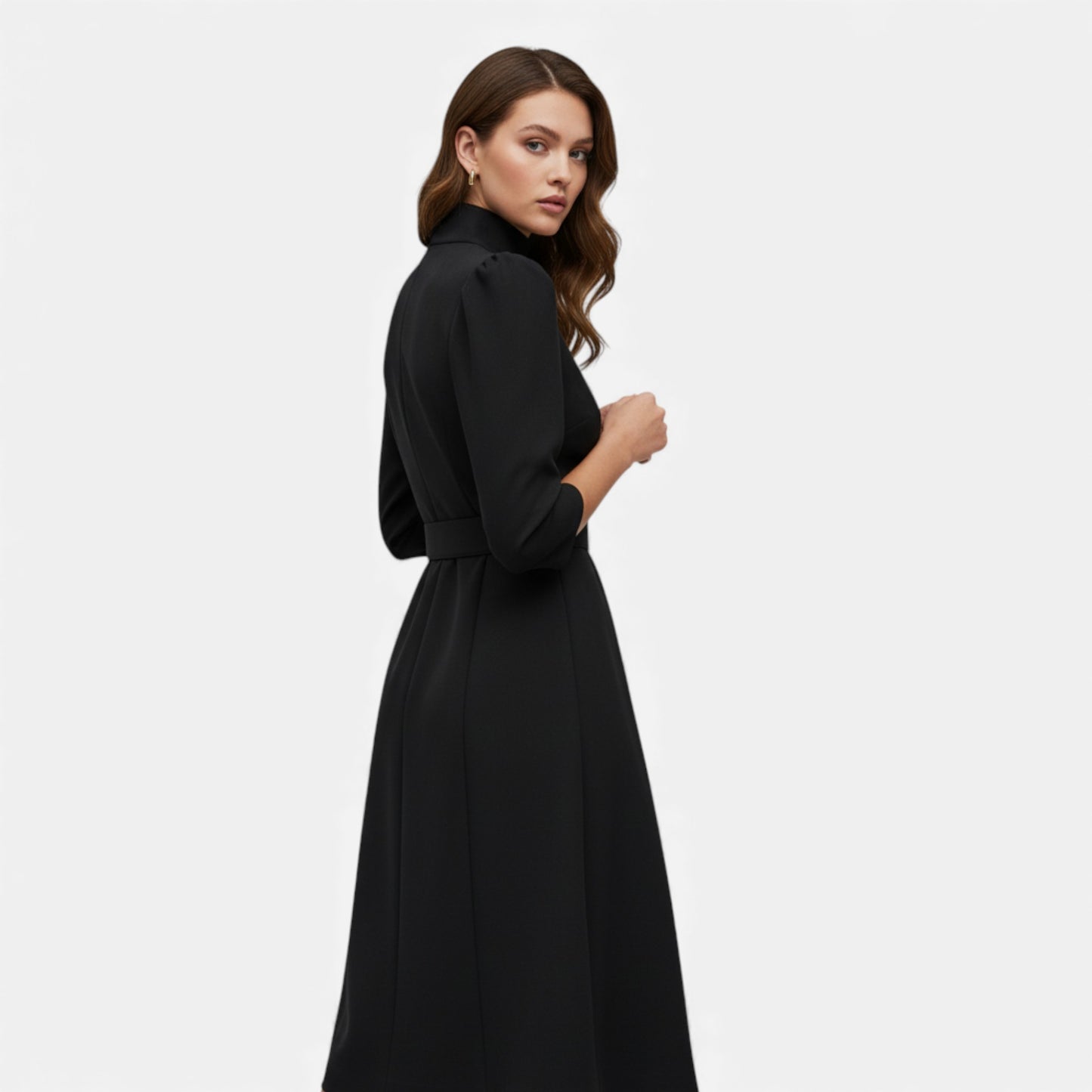 Eston House | Women’s Heritage Belted Sheath Midi Dress