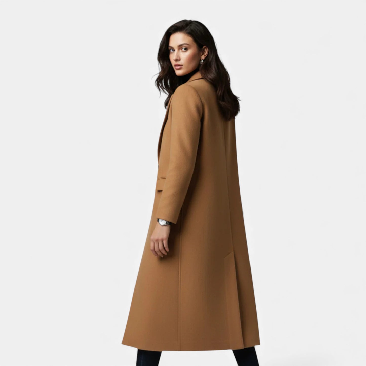Eston House | Women’s Heritage Wool‑Feel Overcoat