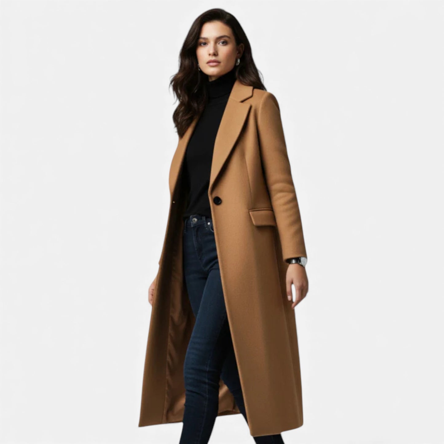 Eston House | Women’s Heritage Wool‑Feel Overcoat