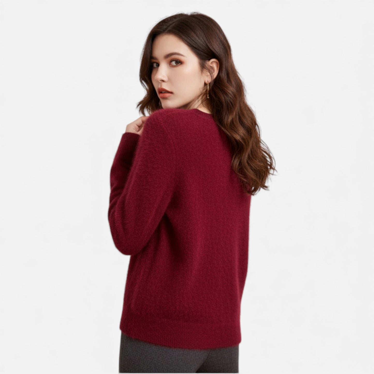 Eston House | Women’s Cashmere‑Touch Autumn Sweater