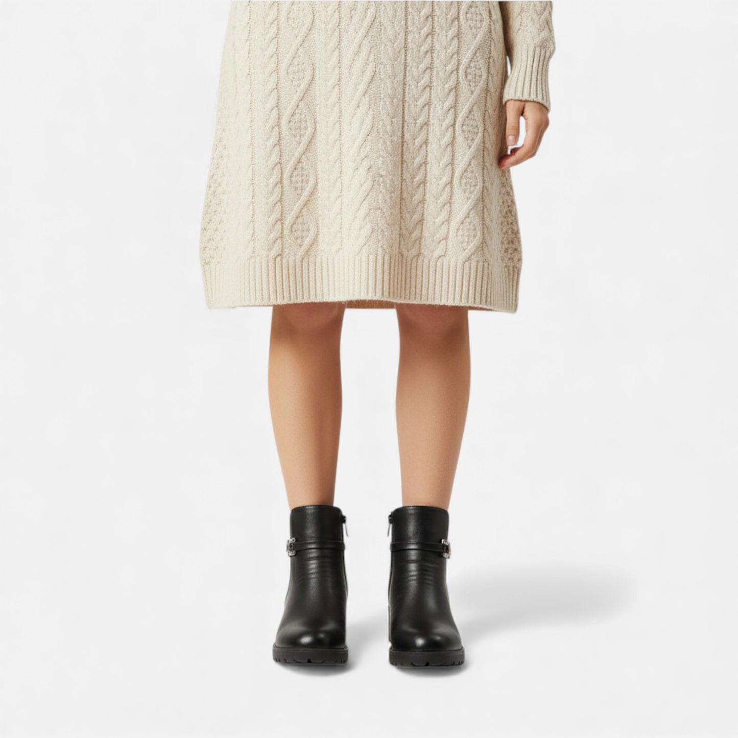 Eston House | Women’s Fleece-Lined Winter Short Boots
