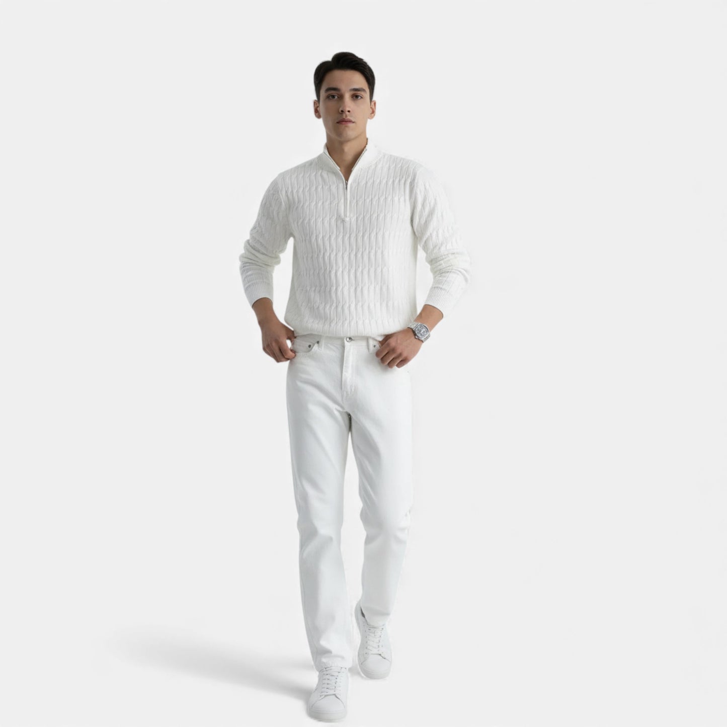 Eston House | Men’s Ivy Quarter-Zip Autumn Pullover