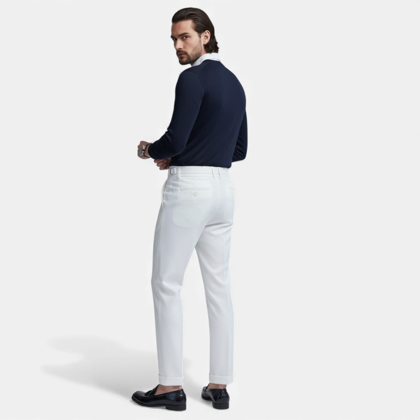 Eston House | Men’s High-Waist Heritage Dress Trousers