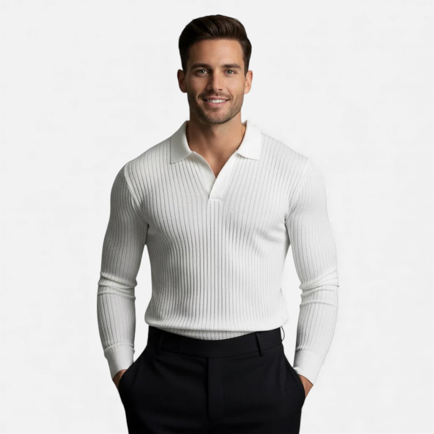 Eston House | Men’s Heritage Cotton Long-Sleeve Shirt