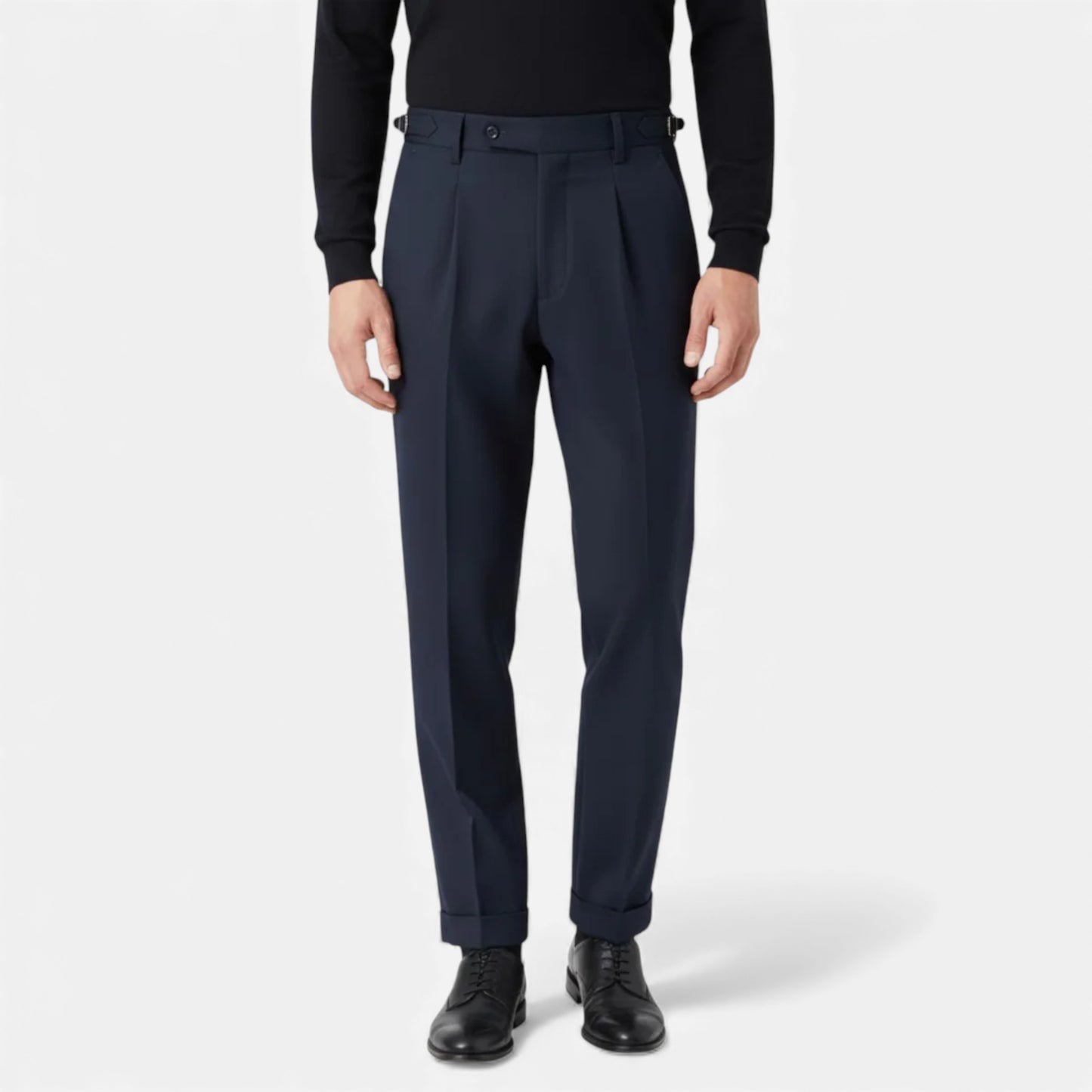 Eston House | Men’s Heritage High‑Waist Formal Trousers